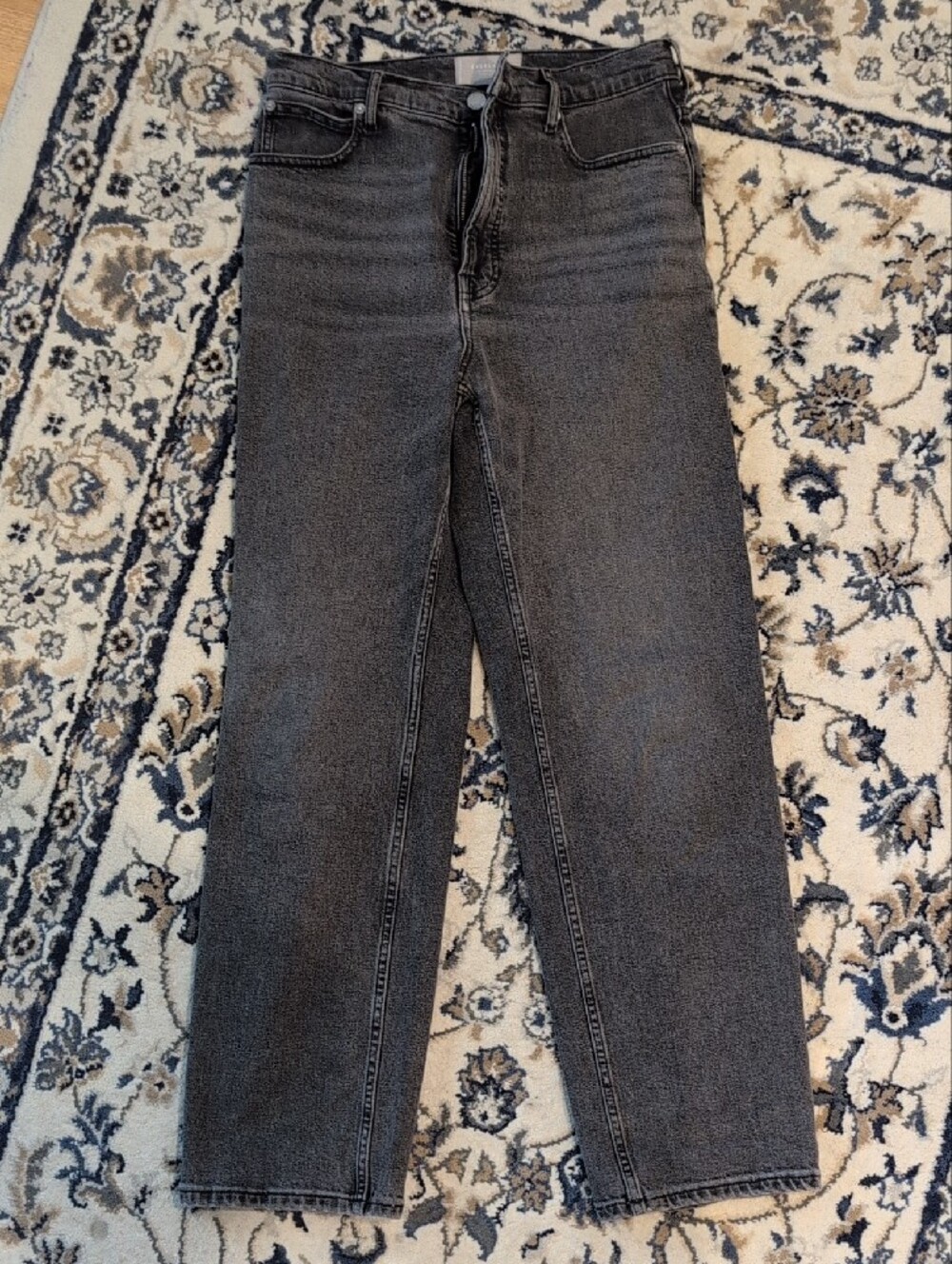 Everlane Women's The Way High Straight Jeans Gray 29 Long